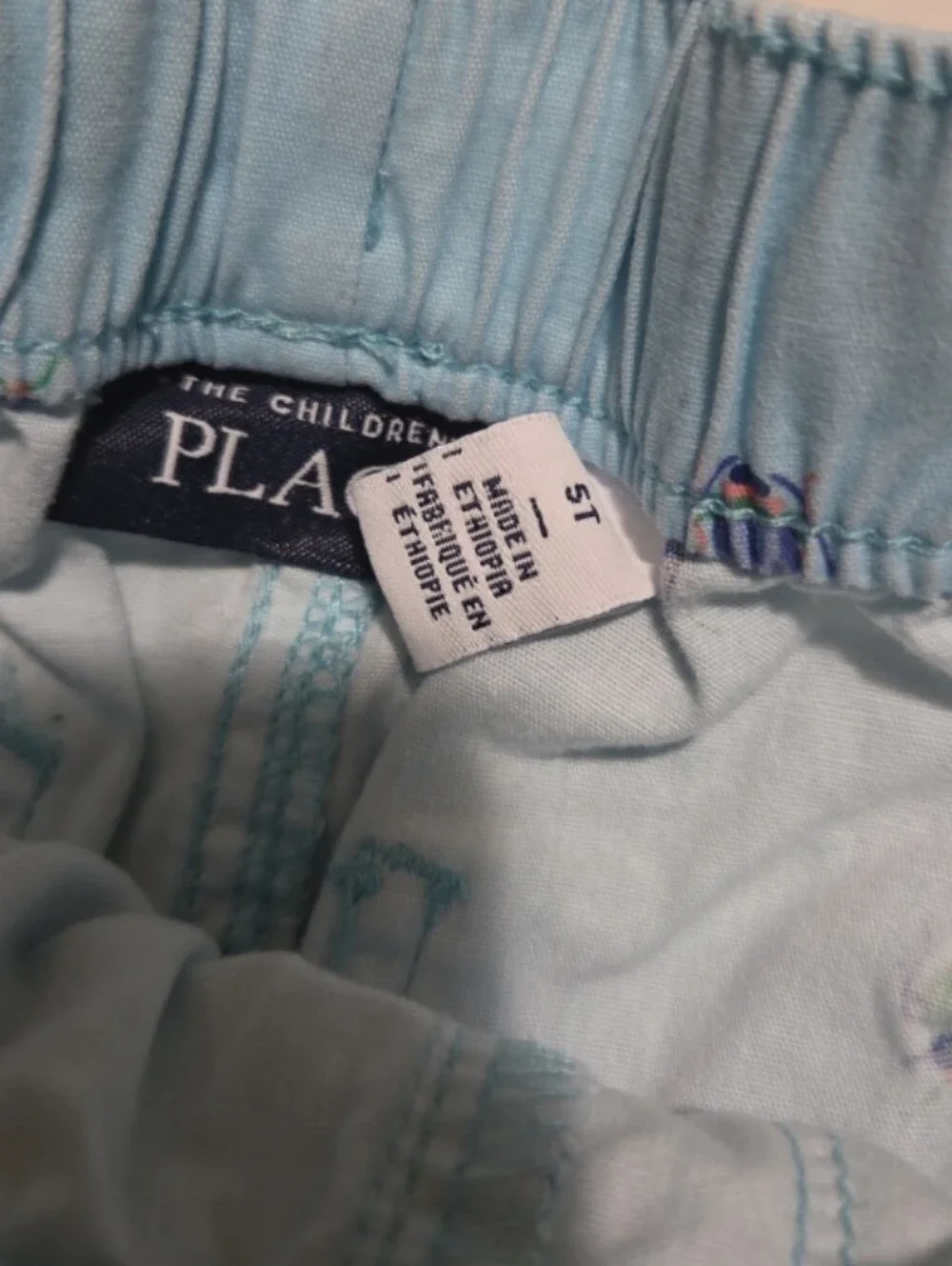 Children's Place boys 5T blue bug shorts #05